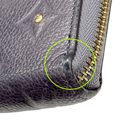 LOUIS VUITTON ルイ・ヴィトン ジッピーウォレット 長財布 アンプラント グリシルバー M62209 モノグラムアンプラント レディース 【中古】