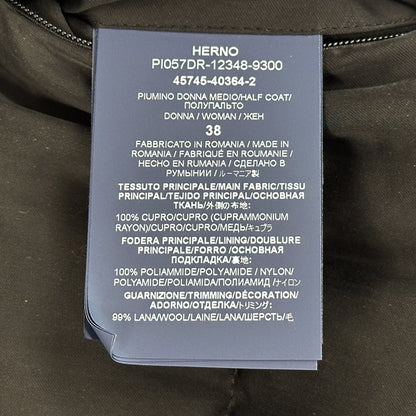 HERNO ヘルノ ダウンジャケット ブラック レディース 【中古】