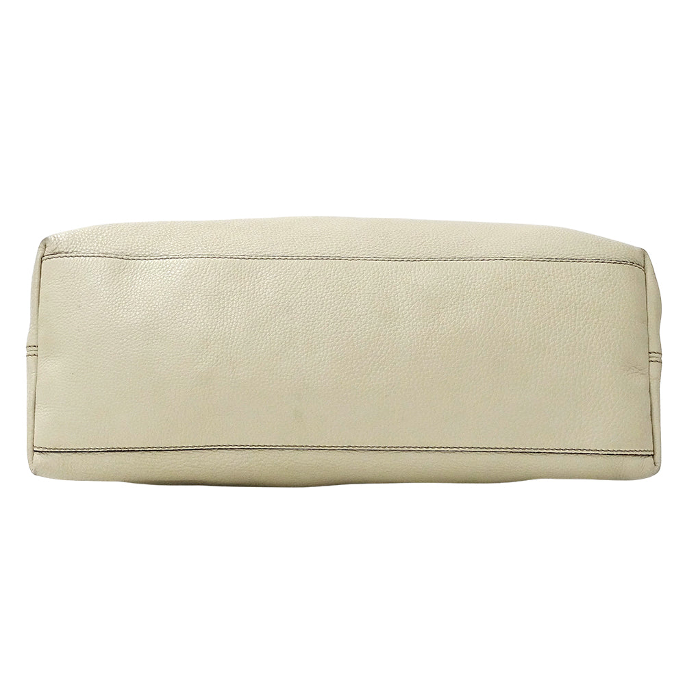 GUCCI グッチ トートバッグ ソーホー インターロッキングG ホワイト 308982 レザー レディース 【中古】