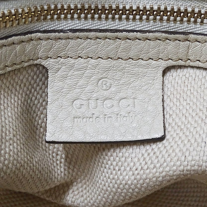 GUCCI グッチ トートバッグ ソーホー インターロッキングG ホワイト 308982 レザー レディース 【中古】