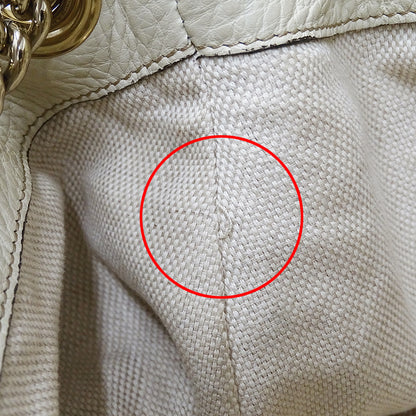 GUCCI グッチ トートバッグ ソーホー インターロッキングG ホワイト 308982 レザー レディース 【中古】