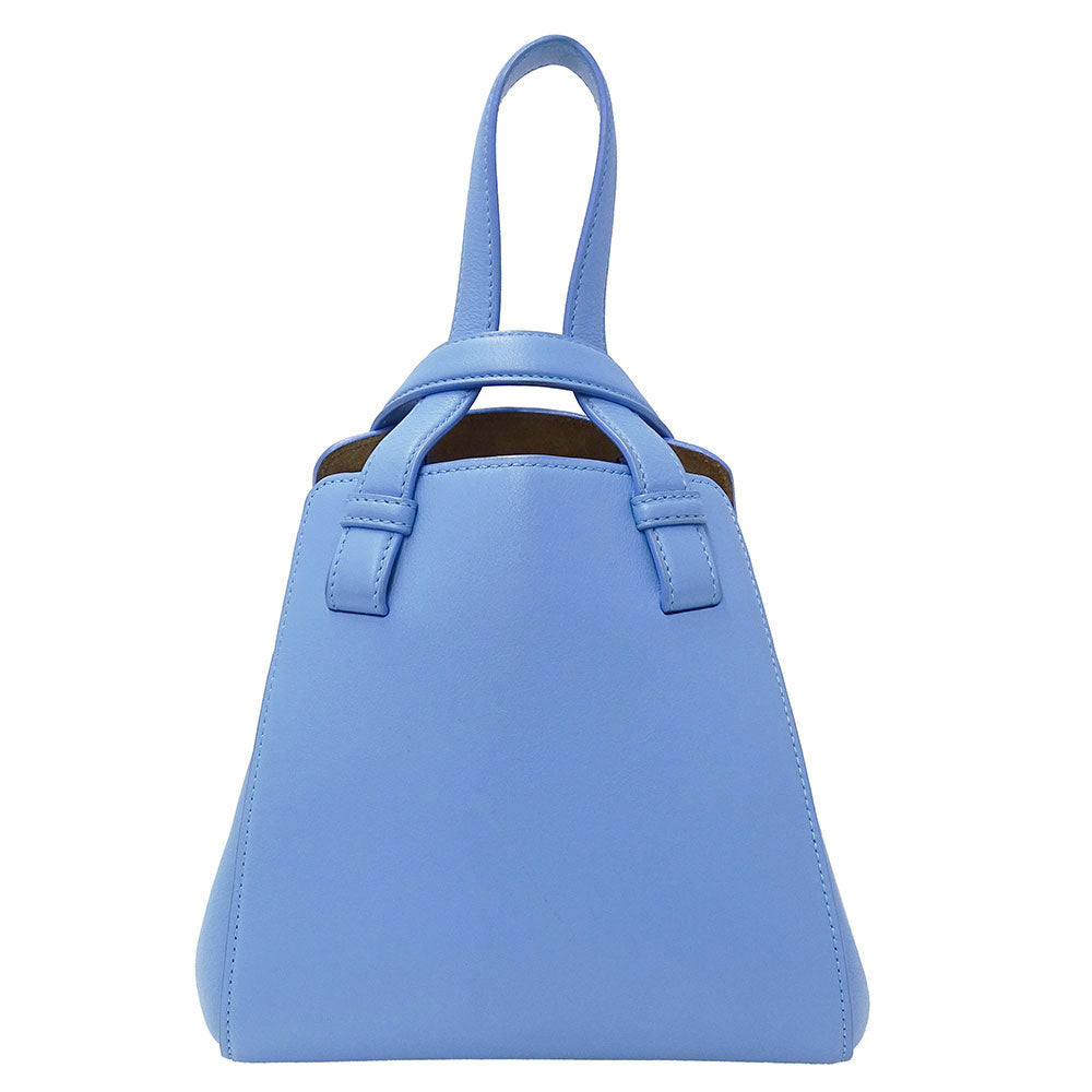 LOEWE ロエベ ハンモック ナゲット 2wayバッグ アナグラム セレスティンブルー レディース 【中古】