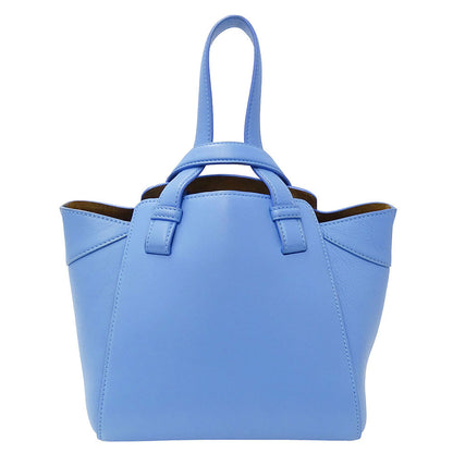 LOEWE ロエベ ハンモック ナゲット 2wayバッグ アナグラム セレスティンブルー レディース 【中古】