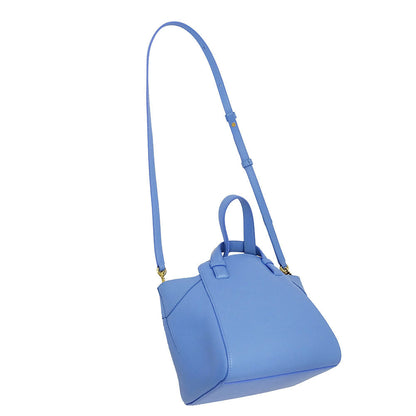 LOEWE ロエベ ハンモック ナゲット 2wayバッグ アナグラム セレスティンブルー レディース 【中古】