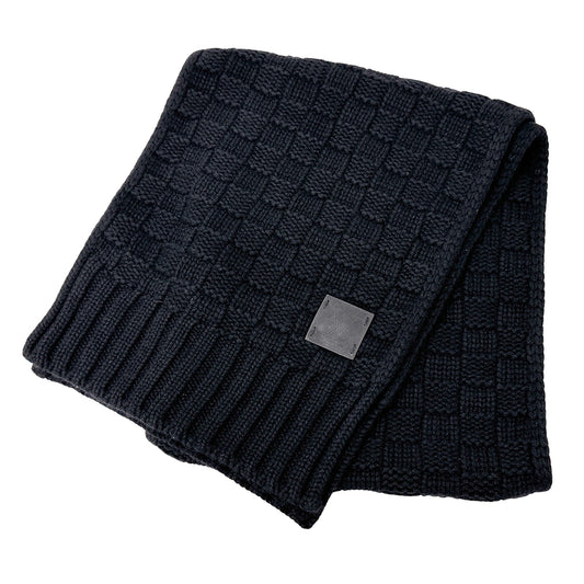 LOUIS VUITTON ルイ・ヴィトン エシャルプ ヘルシンキ マフラー・ストール ブラック M74421 カシミヤ メンズ 【中古】