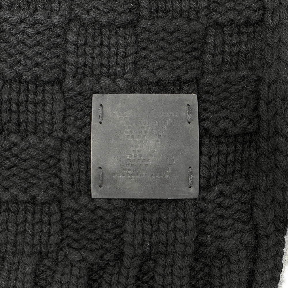 LOUIS VUITTON ルイ・ヴィトン エシャルプ ヘルシンキ マフラー・ストール ブラック M74421 カシミヤ メンズ 【中古】