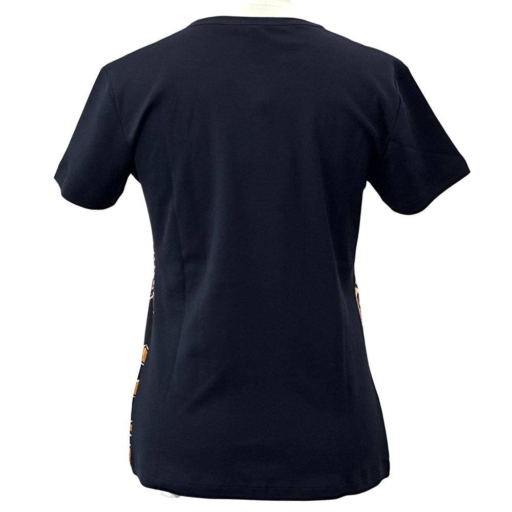 LOUIS VUITTON ルイ・ヴィトン 半袖Ｔシャツ ネイビー マルチカラー コットン レディース 【中古】