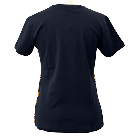 LOUIS VUITTON ルイ・ヴィトン 半袖Ｔシャツ ネイビー マルチカラー コットン レディース 【中古】