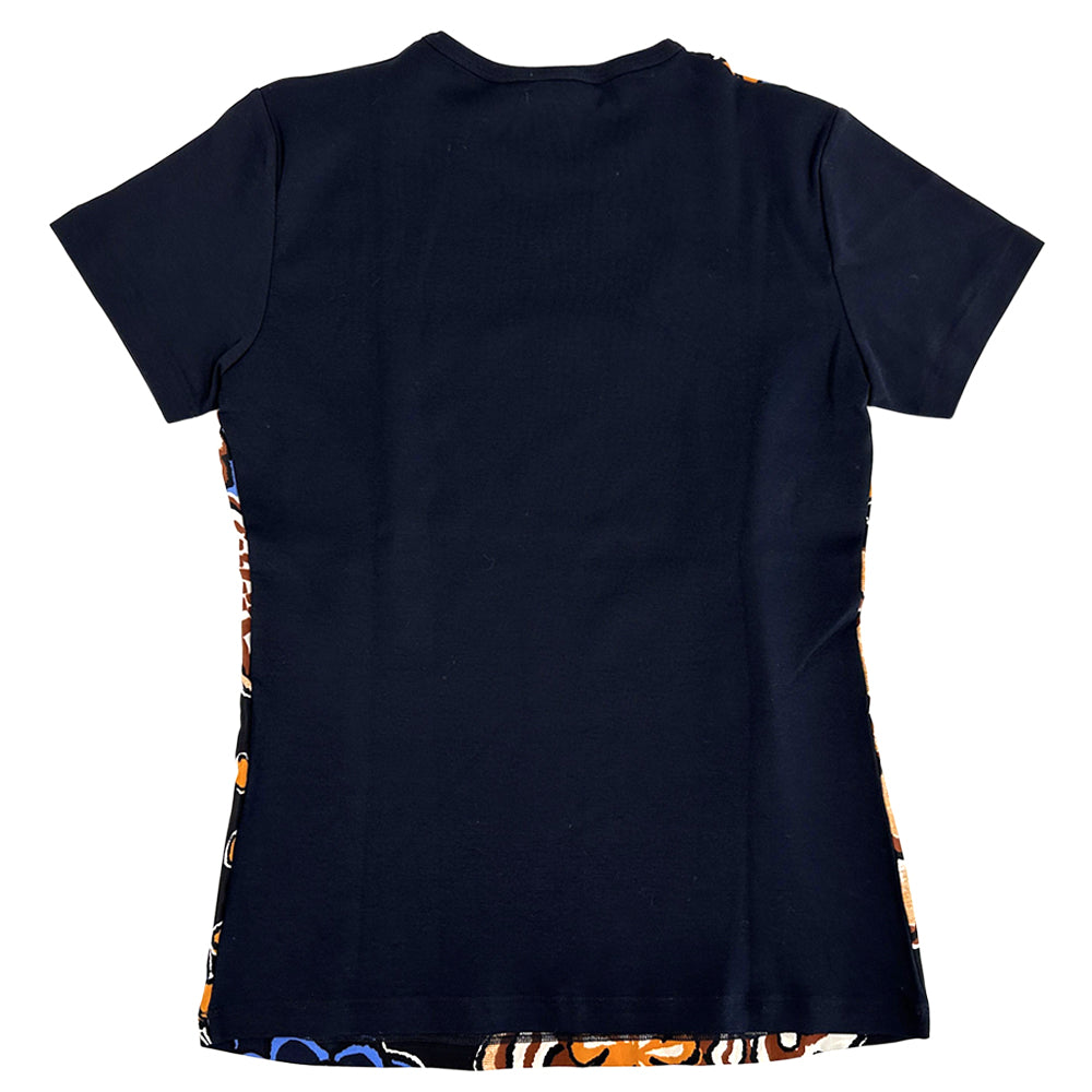 LOUIS VUITTON ルイ・ヴィトン 半袖Ｔシャツ ネイビー マルチカラー コットン レディース 【中古】