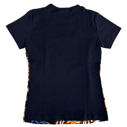 LOUIS VUITTON ルイ・ヴィトン 半袖Ｔシャツ ネイビー マルチカラー コットン レディース 【中古】