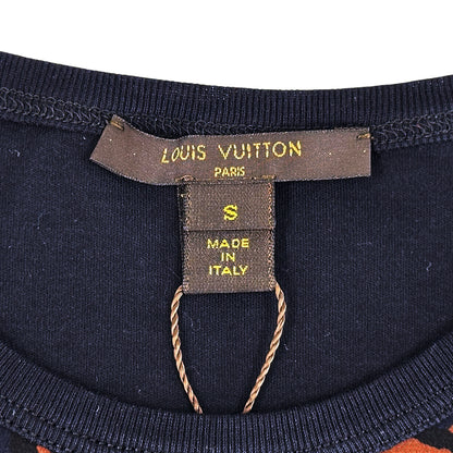 LOUIS VUITTON ルイ・ヴィトン 半袖Ｔシャツ ネイビー マルチカラー コットン レディース 【中古】