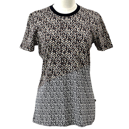 LOUIS VUITTON ルイ・ヴィトン 半袖Ｔシャツ ブラウン コットン レディース 【中古】