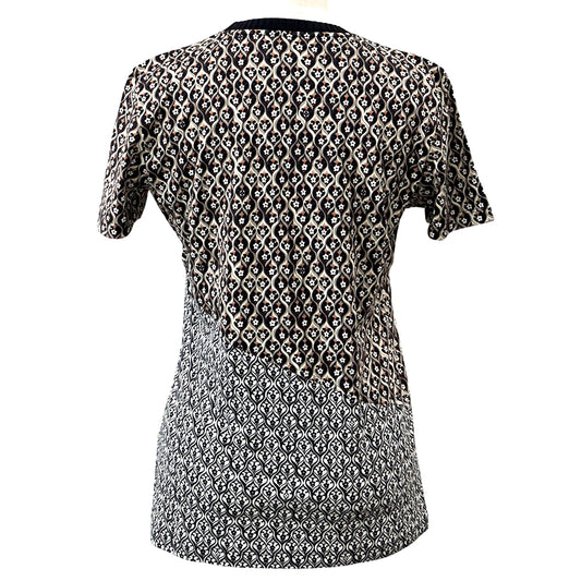 LOUIS VUITTON ルイ・ヴィトン 半袖Ｔシャツ ブラウン コットン レディース 【中古】