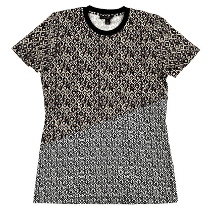 LOUIS VUITTON ルイ・ヴィトン 半袖Ｔシャツ ブラウン コットン レディース 【中古】