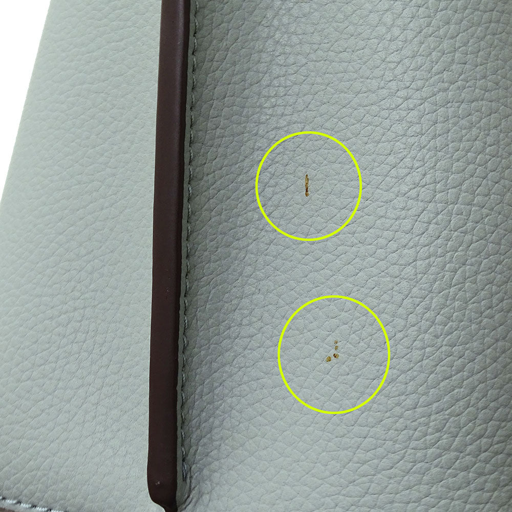Tory Burch トリーバーチ ペリー スモール 2wayバッグ ブルーセラドン レザー レディース 【中古】