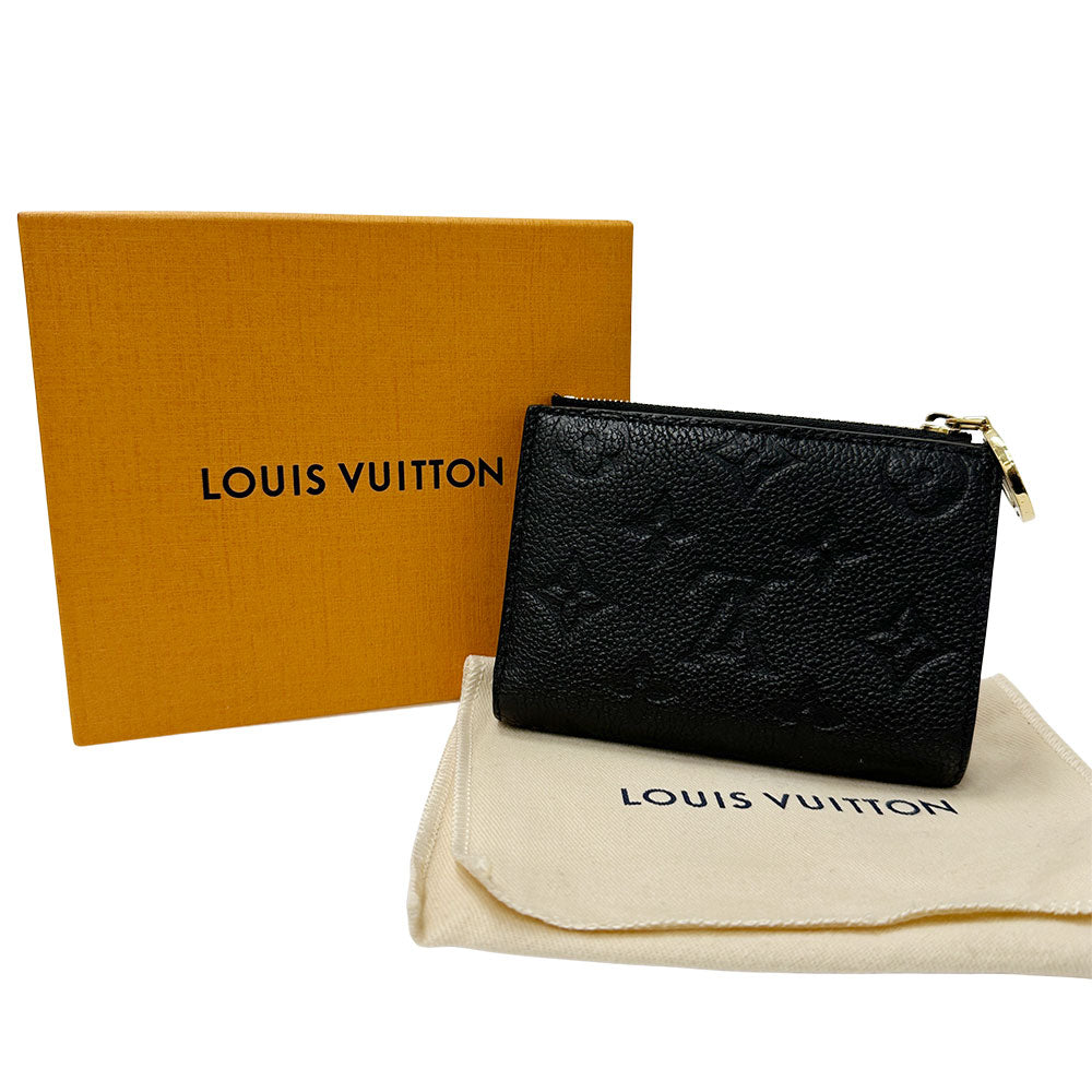 LOUIS VUITTON ルイ・ヴィトン ポルトフォイユ・リサ 二つ折り財布 モノグラム アンプラント ノワール M83365 モノグラムアンプラント レディース 【中古】