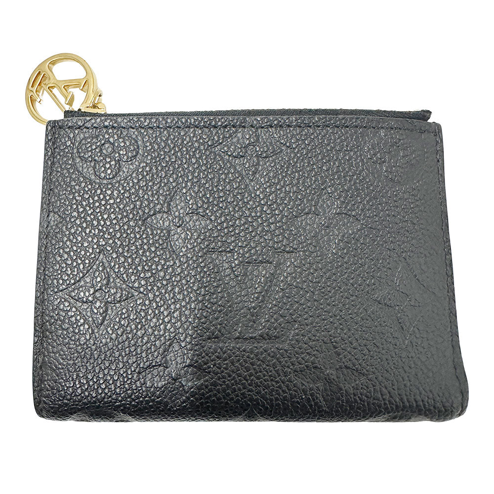 LOUIS VUITTON ルイ・ヴィトン ポルトフォイユ・リサ 二つ折り財布 モノグラム アンプラント ノワール M83365 モノグラムアンプラント レディース 【中古】