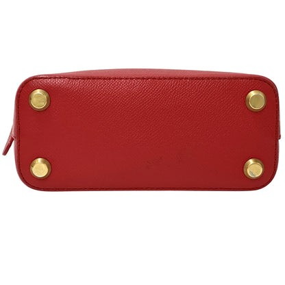 BALENCIAGA バレンシアガ トップハンドルXXS 2wayバッグ ヴィル レッド レザー レディース 【中古】