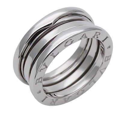 BVLGARI ブルガリ B-zero1 ビーゼロワン 3バンド リング 指輪 750WG ホワイトゴールド 約11 #51 レディース メンズ 【中古】