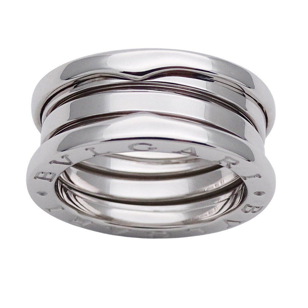 BVLGARI ブルガリ B-zero1 ビーゼロワン 3バンド リング 指輪 750WG ホワイトゴールド 約11 #51 レディース メンズ 【中古】