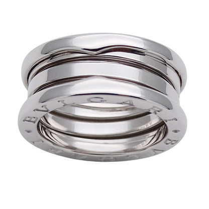 BVLGARI ブルガリ B-zero1 ビーゼロワン 3バンド リング 指輪 750WG ホワイトゴールド 約11 #51 レディース メンズ 【中古】