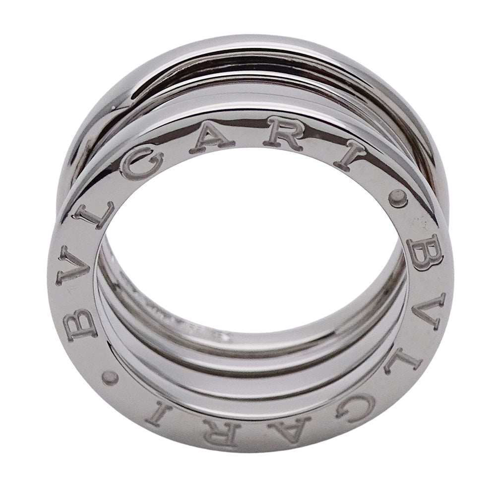 BVLGARI ブルガリ B-zero1 ビーゼロワン 3バンド リング 指輪 750WG ホワイトゴールド 約11 #51 レディース メンズ 【中古】