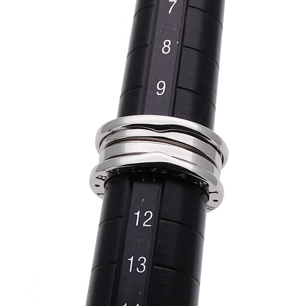 BVLGARI ブルガリ B-zero1 ビーゼロワン 3バンド リング 指輪 750WG ホワイトゴールド 約11 #51 レディース メンズ 【中古】