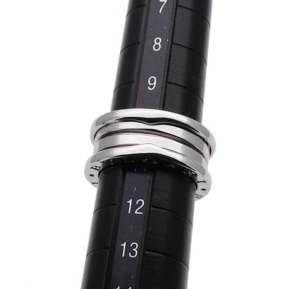 BVLGARI ブルガリ B-zero1 ビーゼロワン 3バンド リング 指輪 750WG ホワイトゴールド 約11 #51 レディース メンズ 【中古】