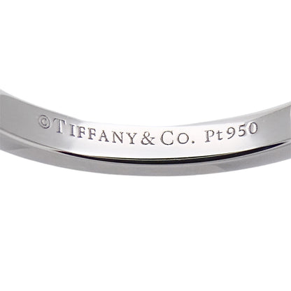 TIFFANY&Co. ティファニー ソレスト V リング 指輪 PT950 プラチナ ダイヤモンド 約9号 レディース 【中古】