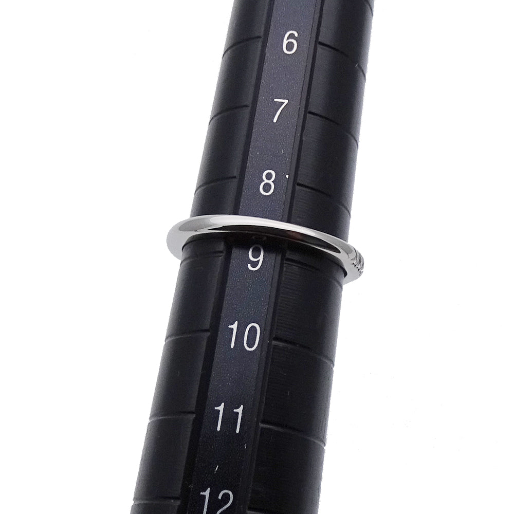 TIFFANY&Co. ティファニー ソレスト V リング 指輪 PT950 プラチナ ダイヤモンド 約9号 レディース 【中古】