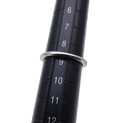 TIFFANY&Co. ティファニー ソレスト V リング 指輪 PT950 プラチナ ダイヤモンド 約9号 レディース 【中古】