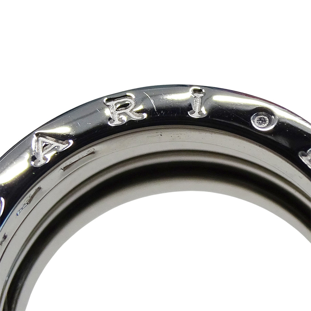 BVLGARI ブルガリ B-zero1 ビーゼロワン 3バンド リング 指輪 750WG ホワイトゴールド #54 約13号 レディース メンズ 【中古】
