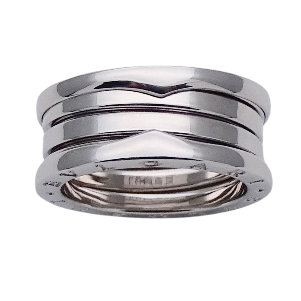 BVLGARI ブルガリ B-zero1 ビーゼロワン 3バンド リング 指輪 750WG ホワイトゴールド #54 約13号 レディース メンズ 【中古】