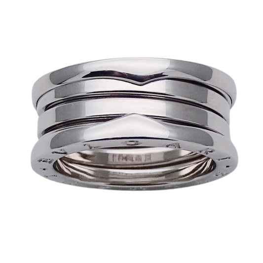 BVLGARI ブルガリ B-zero1 ビーゼロワン 3バンド リング 指輪 750WG ホワイトゴールド #54 約13号 レディース メンズ 【中古】