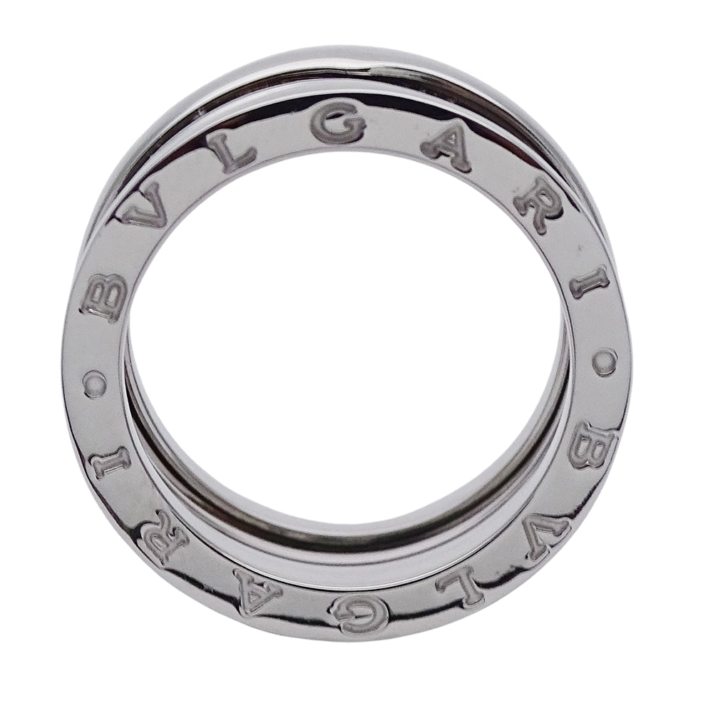 BVLGARI ブルガリ B-zero1 ビーゼロワン 3バンド リング 指輪 750WG ホワイトゴールド #54 約13号 レディース メンズ 【中古】