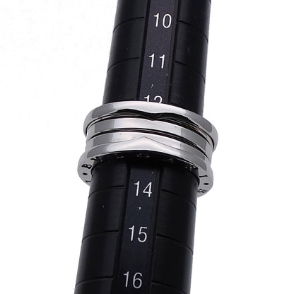 BVLGARI ブルガリ B-zero1 ビーゼロワン 3バンド リング 指輪 750WG ホワイトゴールド #54 約13号 レディース メンズ 【中古】