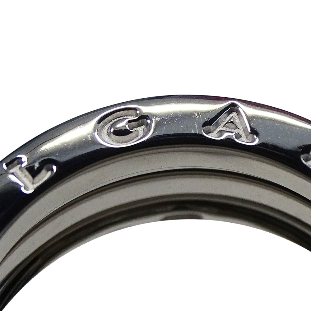 BVLGARI ブルガリ B-zero1 ビーゼロワン 3バンド リング 指輪 750WG ホワイトゴールド #54 約13号 レディース メンズ 【中古】