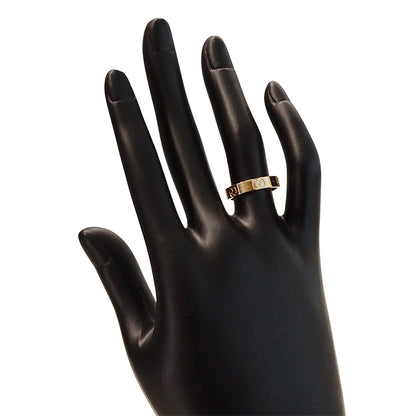 GUCCI グッチ アイコン スリム リング 指輪 750PG ピンクゴールド #13 約12.5号 レディース メンズ 【中古】
