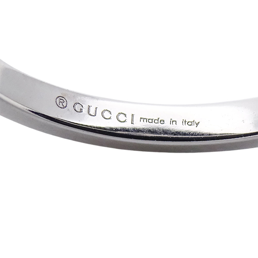 GUCCI グッチ GGランニング リング 指輪 750WG ホワイトゴールド #12 約11.5号 レディース 【中古】