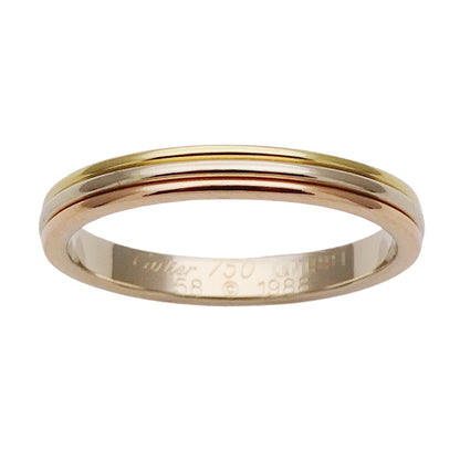Cartier カルティエ ヴァンドーム リング 指輪 750YG 750PG 750WG イエローゴールド ピンクゴールド ホワイトゴールド #58 約18号 レディース メンズ 【中古】