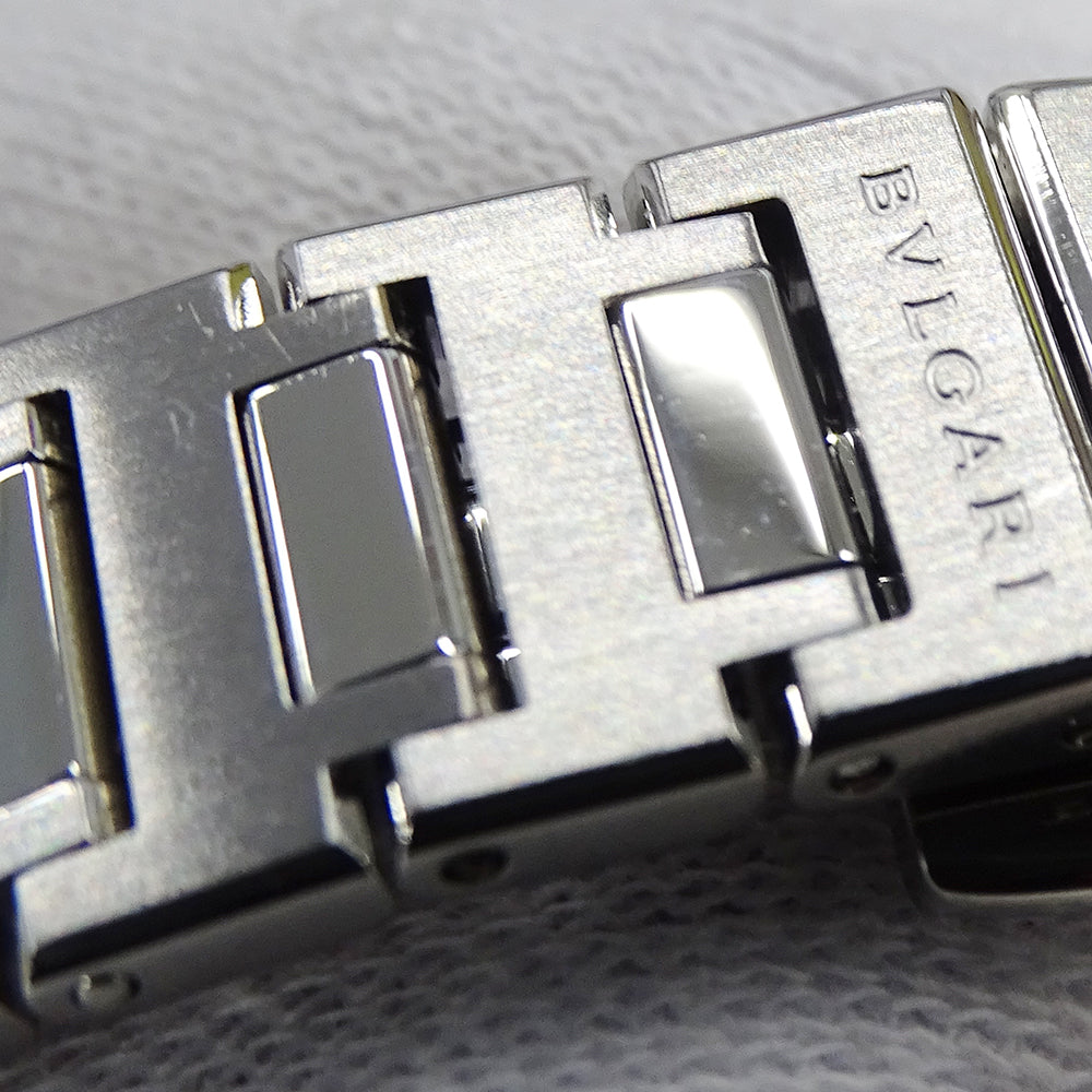 BVLGARI ブルガリ ブルガリブルガリ BB23S レディース 腕時計 クオーツ QZ ステンレス SS ブラック 磨き済み 【中古】