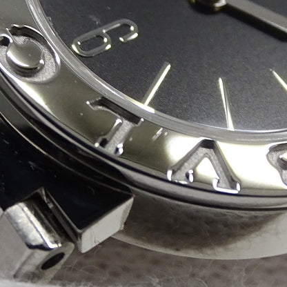 BVLGARI ブルガリ ブルガリブルガリ BB23S レディース 腕時計 クオーツ QZ ステンレス SS ブラック 磨き済み 【中古】