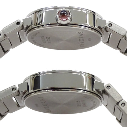 BVLGARI ブルガリ ブルガリブルガリ BB23S レディース 腕時計 クオーツ QZ ステンレス SS ブラック 磨き済み 【中古】