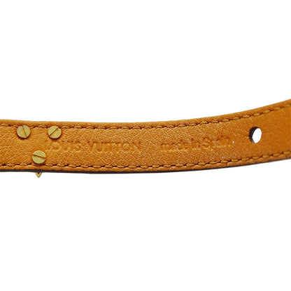 LOUIS VUITTON ルイ・ヴィトン ブレスレット・エッセンシャルV ブレスレット モノグラム ブラウン 15 レディース M6042G 【中古】