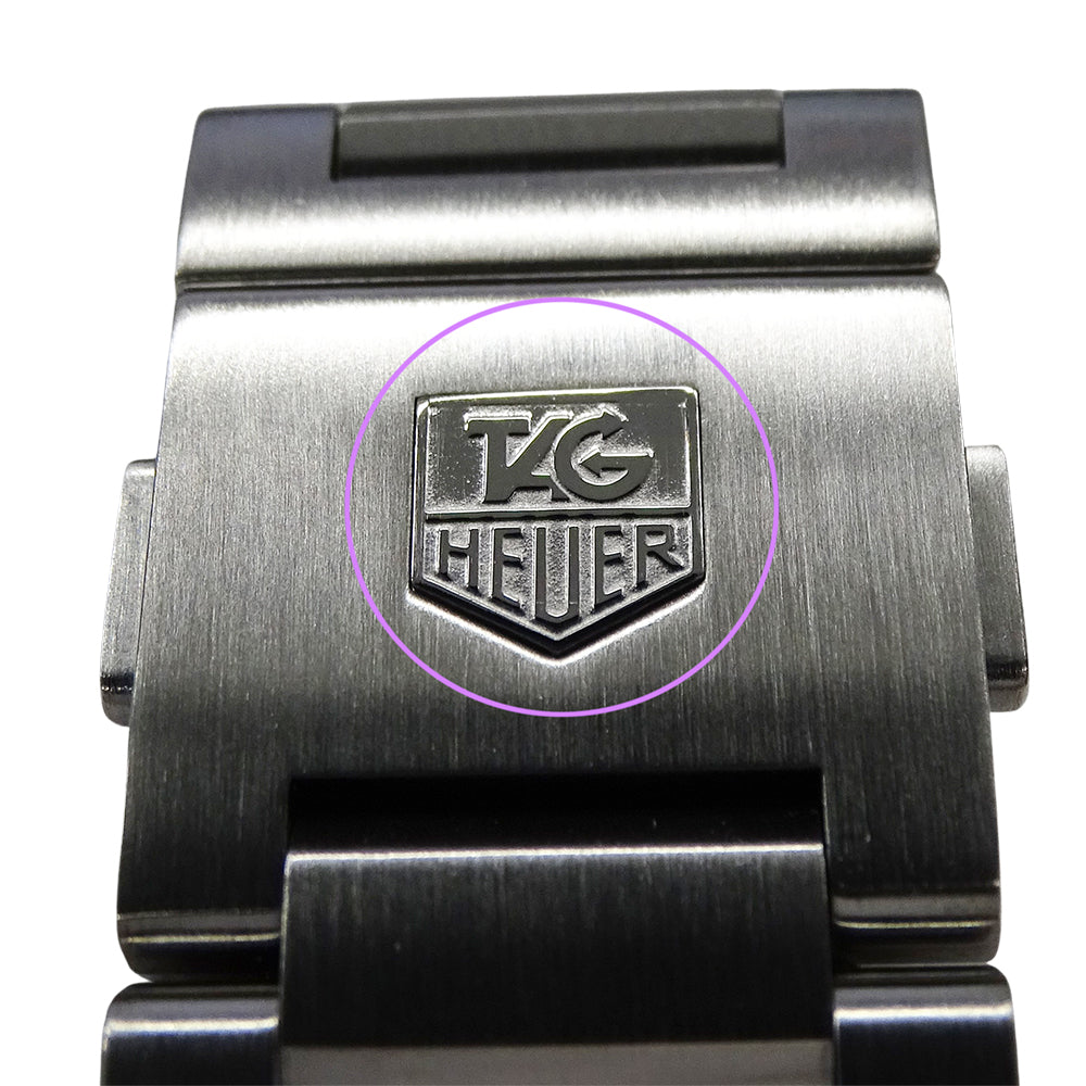 TAG Heuer タグホイヤー カレラ WAR201A BA0723 メンズ 腕時計 キャリバー5 デイデイト 自動巻き AT ステンレス SS ブラック 磨き済み 【中古】