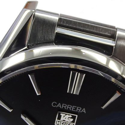 TAG Heuer タグホイヤー カレラ WAR201A BA0723 メンズ 腕時計 キャリバー5 デイデイト 自動巻き AT ステンレス SS ブラック 磨き済み 【中古】