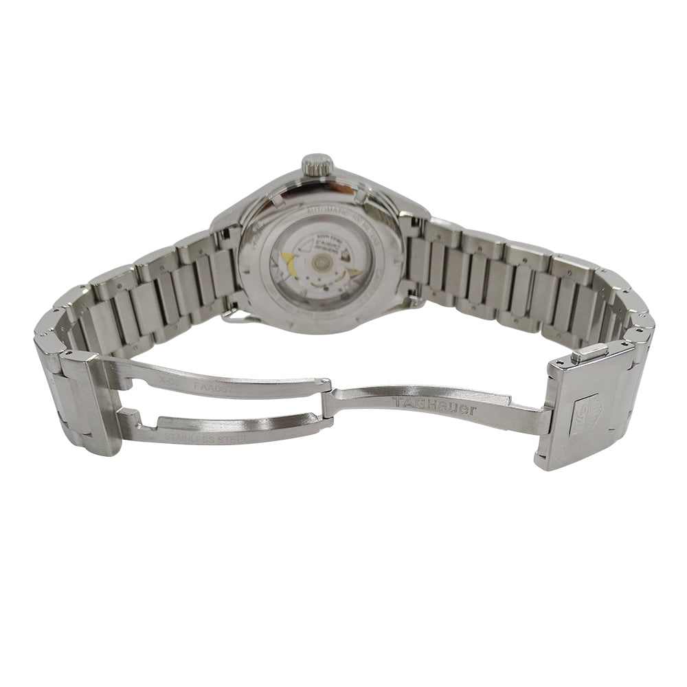 TAG Heuer タグホイヤー カレラ WAR201A BA0723 メンズ 腕時計 キャリバー5 デイデイト 自動巻き AT ステンレス SS ブラック 磨き済み 【中古】