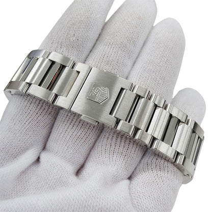 TAG Heuer タグホイヤー カレラ WAR201A BA0723 メンズ 腕時計 キャリバー5 デイデイト 自動巻き AT ステンレス SS ブラック 磨き済み 【中古】