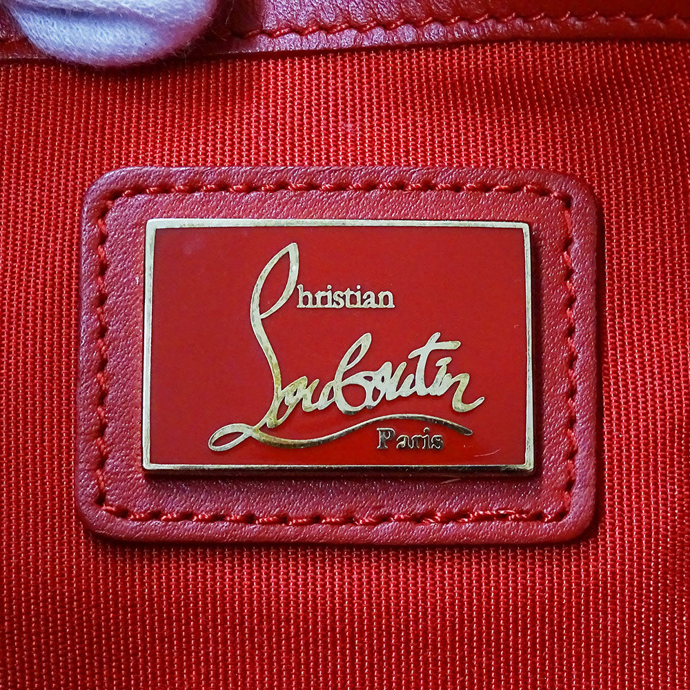 Christian Louboutin クリスチャンルブタン 2wayバッグ サーモンピンク レザー レディース 【中古】