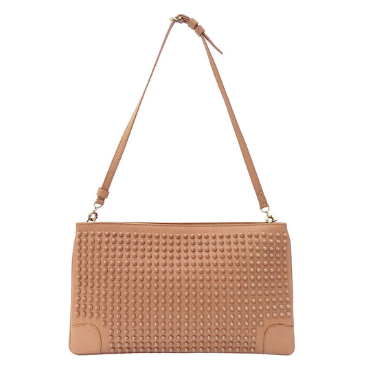 Christian Louboutin クリスチャンルブタン 2wayバッグ サーモンピンク レザー レディース 【中古】